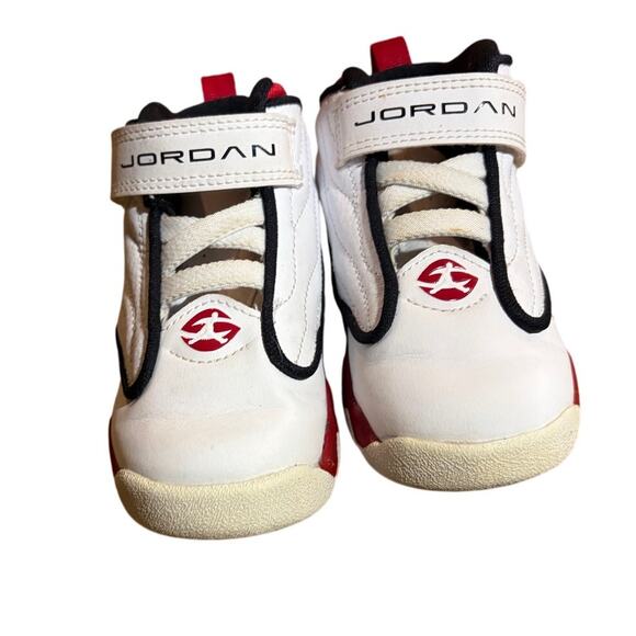 Nike Air Jordan Pro Strong White / Red / Black DC7910 101 Toddler Size 7C - Picture 6 of 7